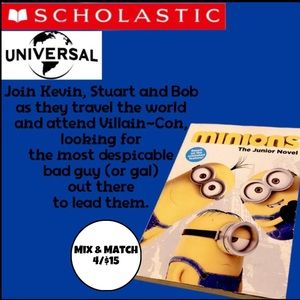 🔵 4 FOR $15  • “Minions” The Novel Chapter Book